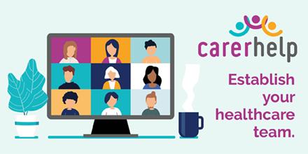 CarerHelp illustration image: home care tip Setting up health care team
